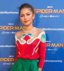 Zendaya's Spider-Man: Homecoming promotional style porn and character name