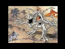 Digimon Skullgreymon evil transformation and full fight - YouTube