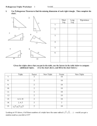 This website and its content is subject to our terms and conditions. Pythagorean Triples