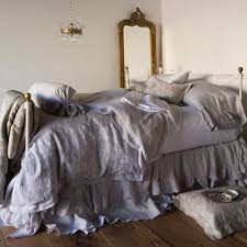 Inspiring the expression of your elegant and bohemian soul, bella notte linens celebrates modern romanticism and the inherent creativity in all of us. Bella Notte Flax Pebble White Collection Peony Duvet Cover In Pebble Peony Euro Sham I Bedroom Inspirations Shabby Chic Bed Linen Romantic French Bedroom