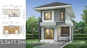 Small home plans, small house ideas, floor plans, dream home plans, small home plans, floorplans, homeplans, houseplans, house designs, house plans, home plans. Small House Design Plans 5 5x11 5m With 2 Bedrooms Home Ideas