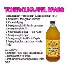 Khasiat lain dari cuka sari apel adalah mengurangi acne vulagaris. Hoki Bragg Cuka Apel Cider Vinegar Cuka Apel Pure 100ml Ml Organik Toner Obat Jerawat Ori Ya Shopee Indonesia