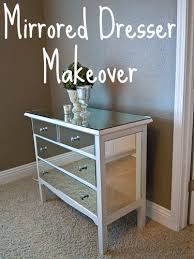 Mirrored Dresser Makeover Diy Mirrored Furniture Diy Mirror Dresser Furniture Diy