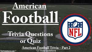 Football is the most popular spo. Nfl American Football Trivia Quiz 1 Youtube