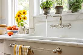 farmhouse sink with towel bar design ideas