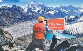 Internet Services in the Trekking Trails of Nepal - Trekking Trail Nepal