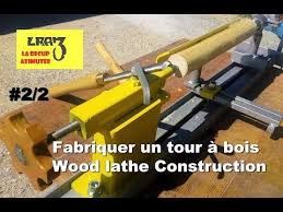 Tour A Bois Maison 2 2 Homemade Wood Lathe 2 2 Youtube Tour A Bois Bois Maison 2