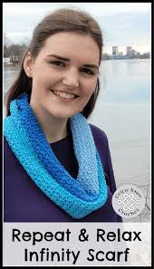 Easy Crochet Infinity Scarf