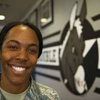 U.S. Air Force Airman 1st Class Lisa Robinson, 22nd