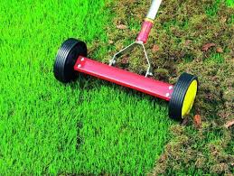 Once you remove the thatch layer, clean the lawn with a metal leaf rake. Urm3 Scarifying Roller Rake Check This Awesome Product By Going To The Link At The Image It Is An Affiliate Link To Amazo Dethatching Dethatching Lawn Lawn
