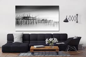 Peinture abstraite moderne noir blanc tableau gris avec peinture. Quel Cadre Deco Avec Un Canape Gris Blog Izoa
