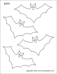 Print these halloween bat coloring pages for free, for your little ghouls! Bats Free Printable Templates Coloring Pages Firstpalette Com