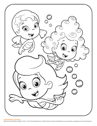 The guppies live in an imaginary place underwater. Molly Deema And Oona Coloring Page