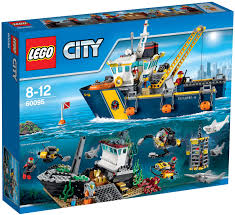 Lego City 60095 Pas Cher Le Bateau D Exploration Lego City Jeu De Construction Lego