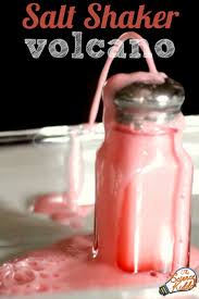 Salt Shaker Volcano Exciting Kitchen Science For Kids The Science Kiddo
