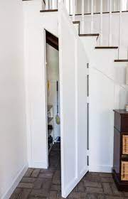 How To Add A Closet With A Hidden Door Under A Staircase Closet Under Stairs Door Under Stairs Secret Rooms