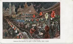 Luna Park Nyc Coney Island Paper Lantern Lights History Buff