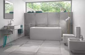 Idée carrelage salle de bain avec effet 3d, collection creta, fap atelier. Carrelage Gris Dans La Salle De Bain Espace Aubade