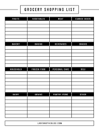 On this page you'll find a free blank shopping list template pdf. Free Printable Blank Grocery List