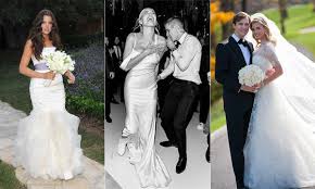 Chelsea clinton isn't the first presidential daughter who has tried to keep private the details of her wedding day. Hailey Bieber Kim Kardashian And 9 More Celebrity Brides Who Wore Vera Wang Wedding Dresses Hello