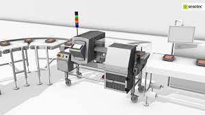 | metal detection system for checking any metal contaminations in packets, sea food, cookies, bread, bakery products etc. Industrial Metal Detectors For Food Products Sesotec Gmbh