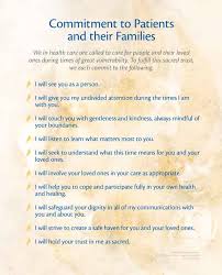 Commitment To Patients And Their Families Poster M671 This art shows the meaning of commitment, explains it in a different way. commitment to patients and their families poster