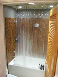 Oval ceiling shower curtain track. Pin On Bathroom