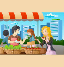 Village market is one of the most important palce to villagers. Consumer Drawing Vector Images Over 2 300
