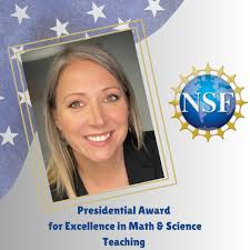 Congratulations to Avonworth's own Melissa Costantino-Poruben! We are  thrilled to celebrate her being selected by the White House for a  Presidential Award for Excellence in Mathematics and Science Teaching  (PAEMST) in the