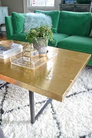 Brass Contact Paper On Table Coffee Table Diy Coffee Table Coffee Table Redo