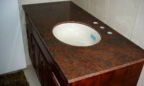 It didn't even take us 15 minutes to decide on the granite! Granite Vanity Tops Trendy For Modern Bathrooms