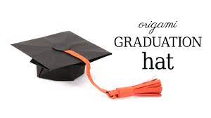 Origami Graduation Hat Tutorial Paper Kawaii Origami Paperkawaii Graduation Hat Origami Hat Tutorial