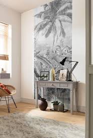 Black And White Mural Wallpaper Frais Black And White Jungle Mural Jungle Mural Jungle Wallpaper White Paneling