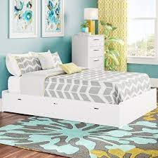 Newport grey full platform bed with flat panel foot board and 2 urban bed drawers. Latitude Run Divito Full Double Storage Bed Reviews Wayfair Ca