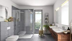 20 Ispirazioni Per Realizzare Un Bagno Grigio Moderno Bagno Grigio Bagno Grigio E Bianco Bagno