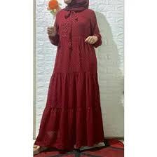 Nah, pakaian model ini diadaptasi dari pakaian khas arab yang. Baju Gamis Kain Sifon Sketsa