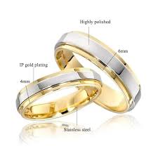 5 of 11 vera wang love collection 1 t.c.w. Hot Sale Bbf7 Simple Couple Titanium Steel Wedding Rings Women Men S Jewelry Anniversary Marriage Best Fashion Gift Cicig Co