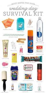 Wedding Day Survival Kit Wedding Survival Kits Diy Wedding Day Wedding Emergency Kit