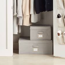 Use them to hold clothing, jewelry, books and many other odds and ends. Storage Boxes With Lids The Container Store