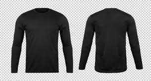 Premium Psd Blank Black Long Sleve Tshirt Mockup Template Tshirt Mockup T Shirt Design Template T Shirt Picture