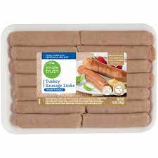 Butterball turkey breakfast sausage has 50% less fat than usda data for cooked pork sausage. Kroger Simple Truth Traditional Turkey Sausage Links 12 Oz