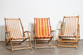 Vintage Folding Beach Chairs Reposeras