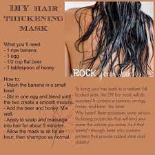 In fact, it's perfectly normal to lose an average of 50 to 100 hairs every day, according to the american another very common cause of hair thinning is inflammation of the scalp. Do You Want Perfect Hair Try This Mask On Hair Thickening Diy Hair Thickening Mask Hair Thickening Mask