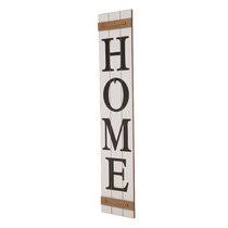 Place a rolling cart on your front porch and add a mix of seasonal decorating pieces, potted plants and flowers. Wooden Porch Signs Wayfair