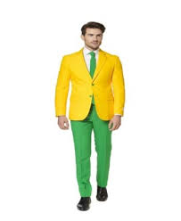 Opposuits Men S Green And Gold Australian Suit Miscellane Cool Outfits For Men Tuxedo For Men Suits