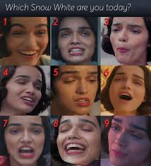 Which Snow White are you today? 🤔 5 is already a classic Rachel Zegler  (Snow White 2025)