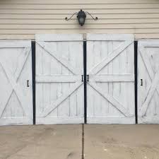 Black And White Barn Door White Barn Doors But With Bold Black Hardware Paint Slightly Distressed For Garage Side Facing Street Front Elevation
