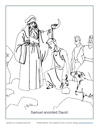 When autocomplete results are available use up and down arrows to review and enter to select. Samuel Anointed David Coloring Page Children S Bible Activities Sunday School Activities For Kids
