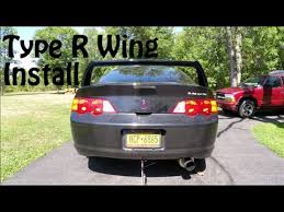 Jump to navigation jump to search. Installing A Type R Wing On My Rsx Youtube