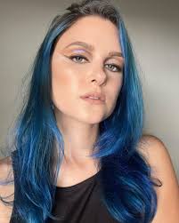 Blue For Brown Hair Daily Conditioner Overtone Haircare In 2020 Yellow Hair Dye Blue Hair Streaks Blue Hair